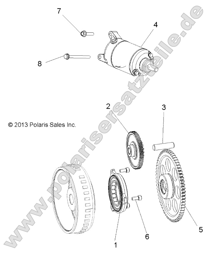 Engine, Starter Drive
