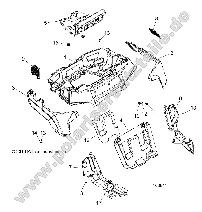 Body, Rear Rack and Fenders