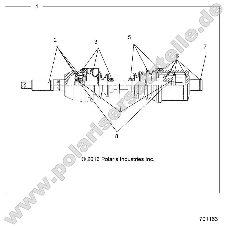 Drive Train, Rear Drive Shaft