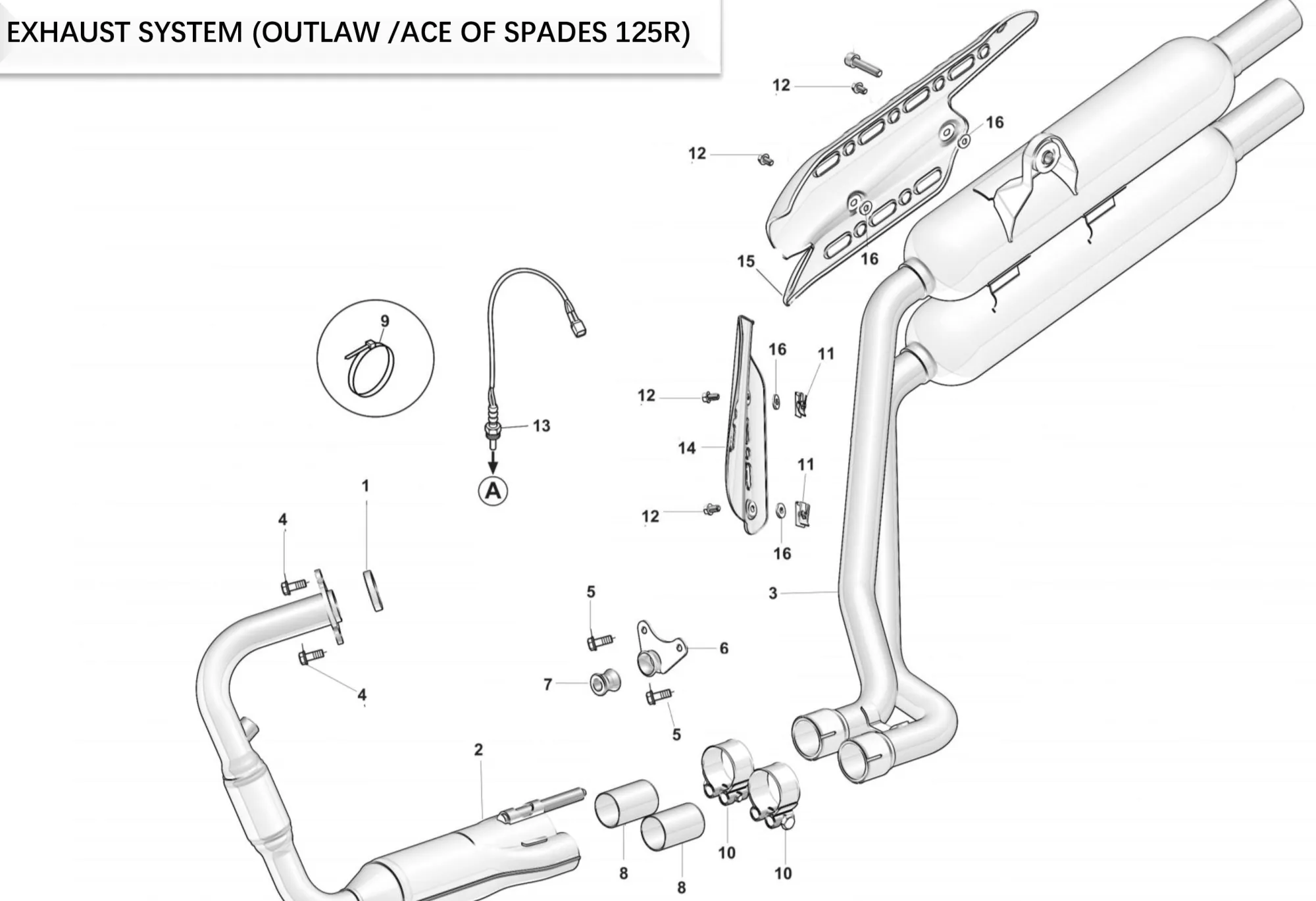 Auspuffsystem Ace of Spades R Auspuffsystem Ace of Spades R