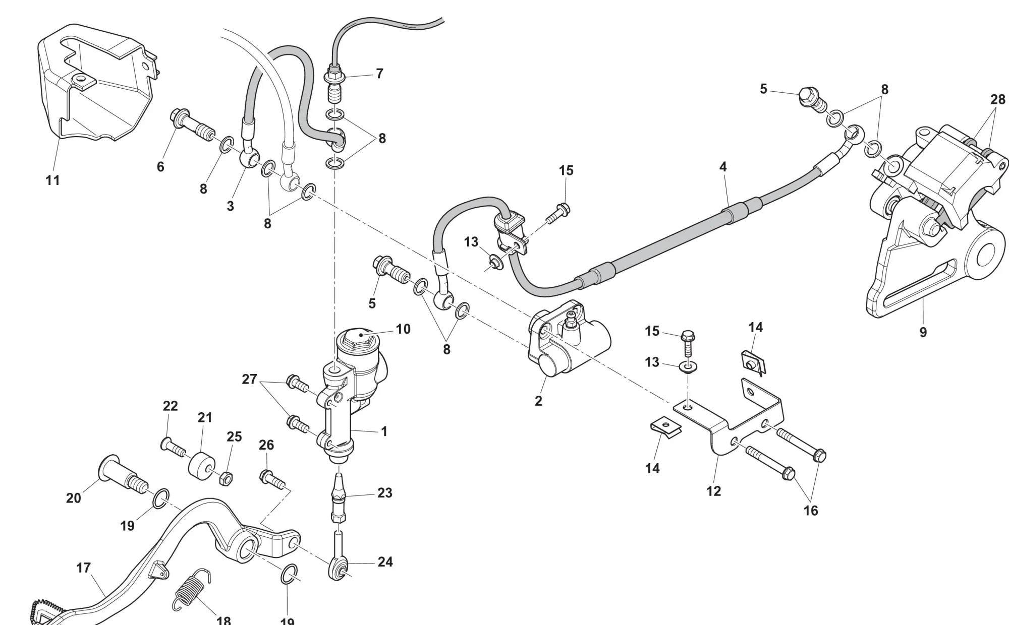 Bremssystem hinten Bremssystem hinten