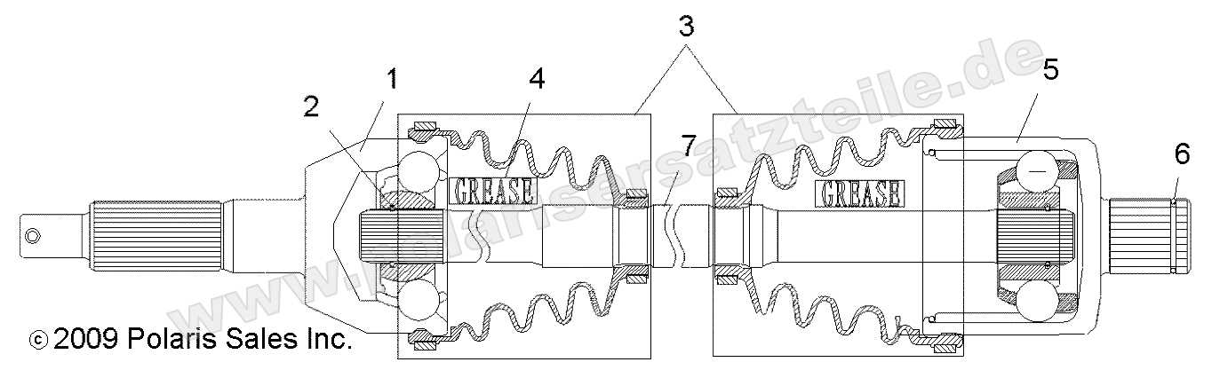 Drive Train, Rear Drive Shaft