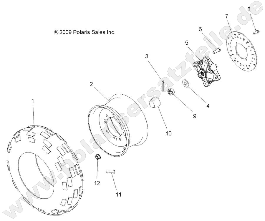 WHEELS, FRONT WHEELS, FRONT