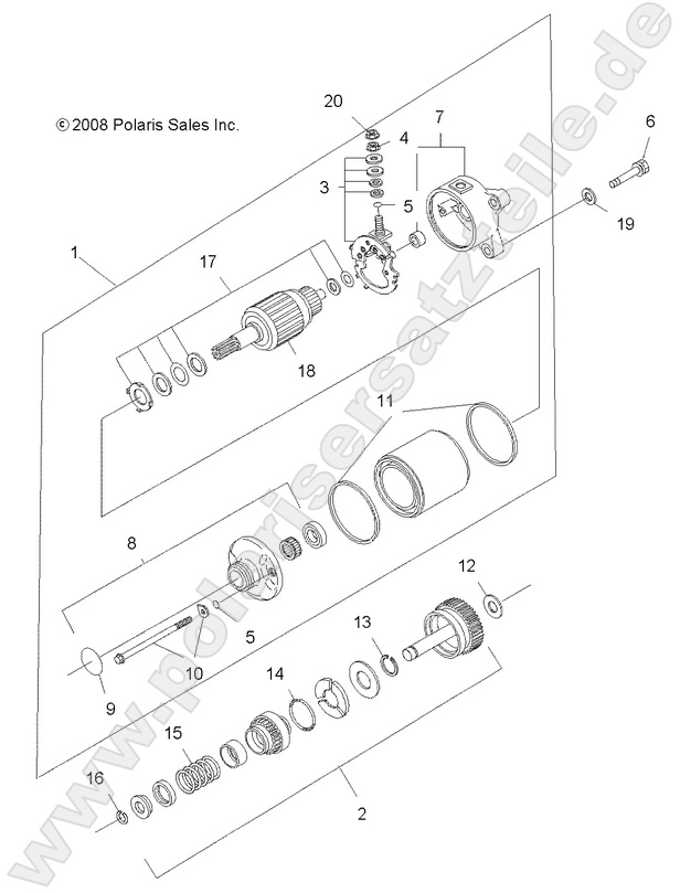 ENGINE, STARTING SYSTEM