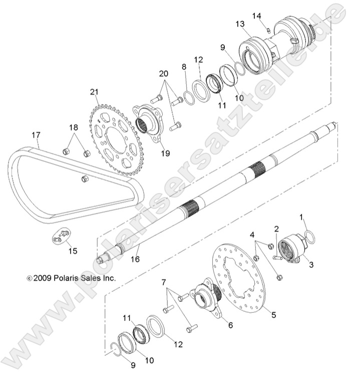 DRIVE TRAIN, REAR AXLE and HOUSING