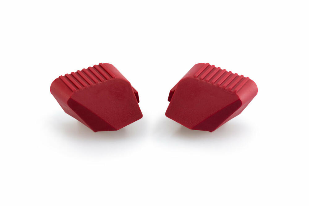 PUIG GUMMI-ENDEN PAARWEISE STURZPADS PRO F/ROT - 5533R