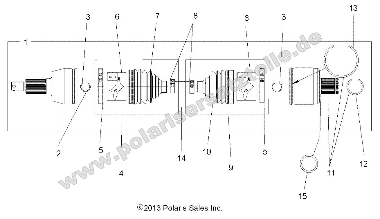 Drive Train, Drive Shaft, Rear Drive Train, Drive Shaft, Rear