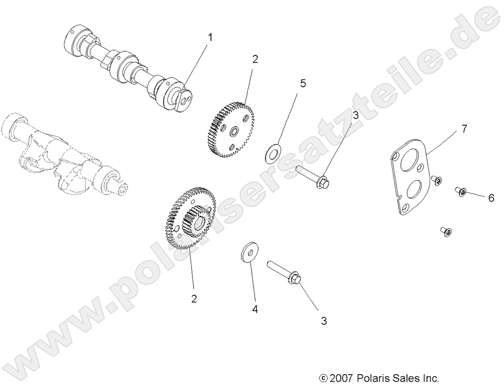 ENGINE, CAMSHAFT and GEARS