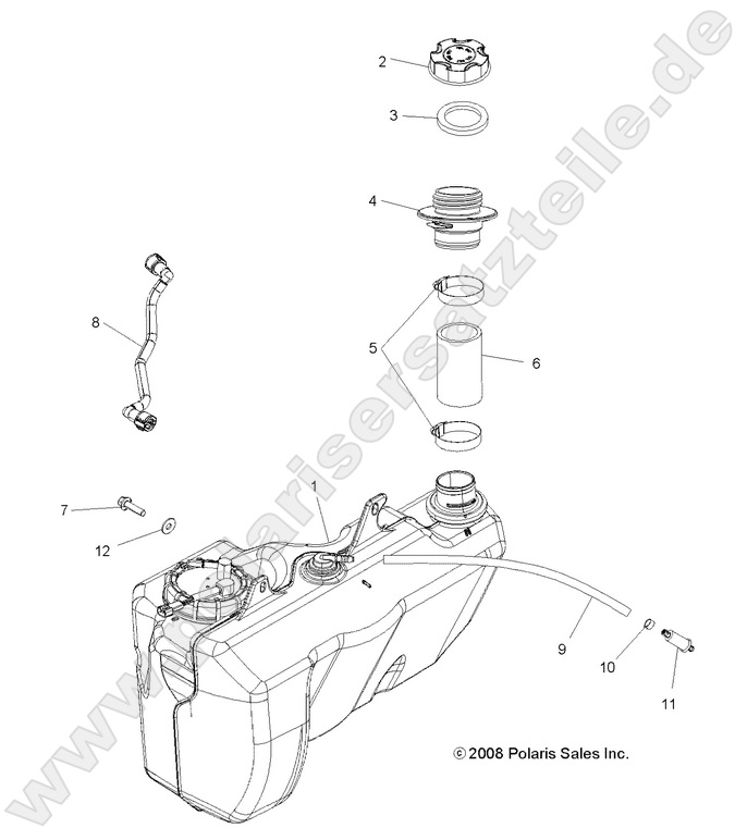 BODY, FUEL TANK BODY, FUEL TANK