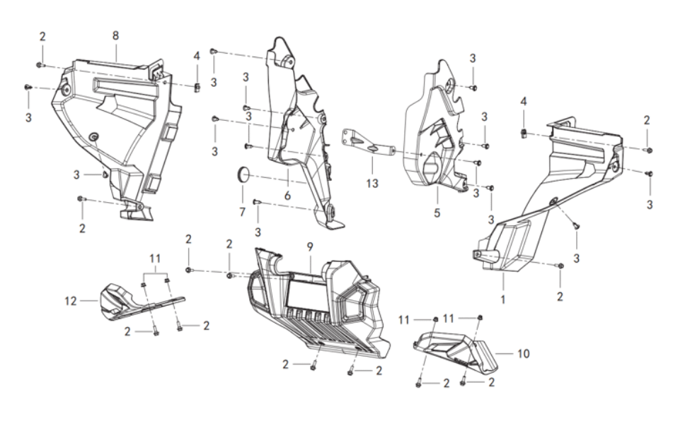 Innenkotflügel vorne
