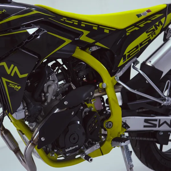 SWM SM 125 R Motard gelb-schwarz 2025