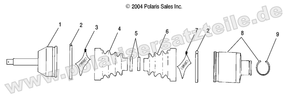 Drive Shaft, Rear, LH, RH Drive Shaft, Rear, LH, RH