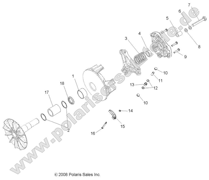 Drive Train, Primary Clutch