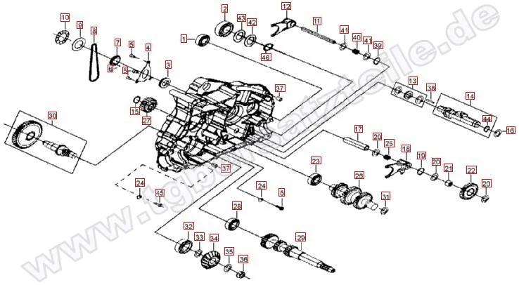Motorgehäuse links (2) Motorgehäuse links (2)