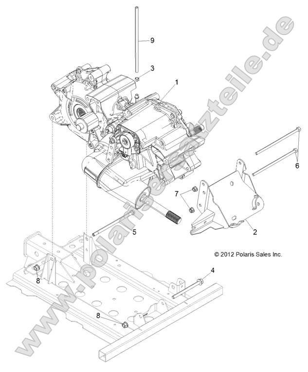 Drive Train, Main Gearcase Mounting