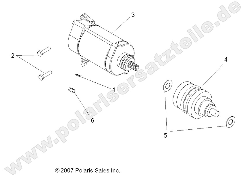 ENGINE, STARTING MOTOR ENGINE, STARTING MOTOR