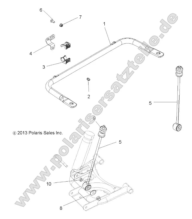 Suspension, Stabilizer Bar, Rear Suspension, Stabilizer Bar, Rear