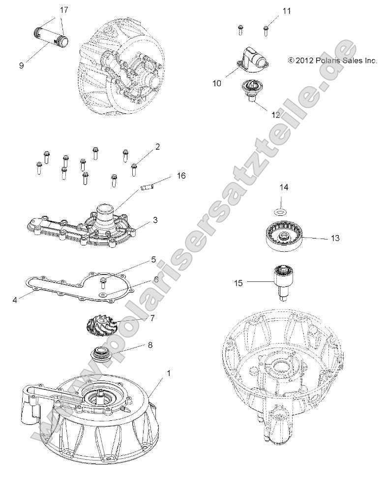 Engine, Cooling System and Water Pump Engine, Cooling System and Water Pump