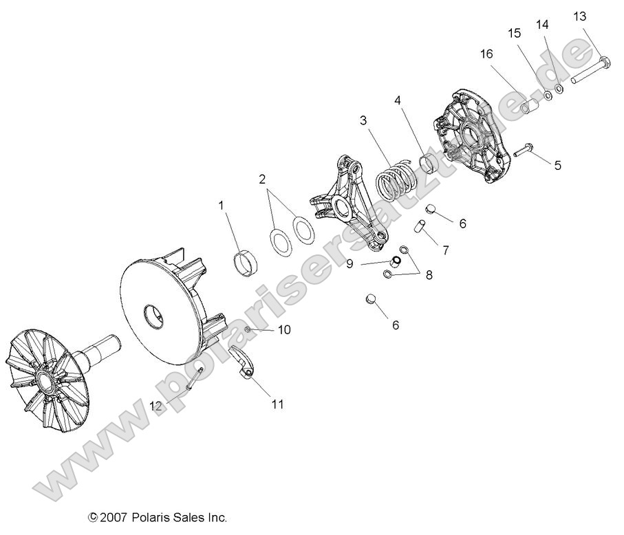 Drive Train, Primary Clutch