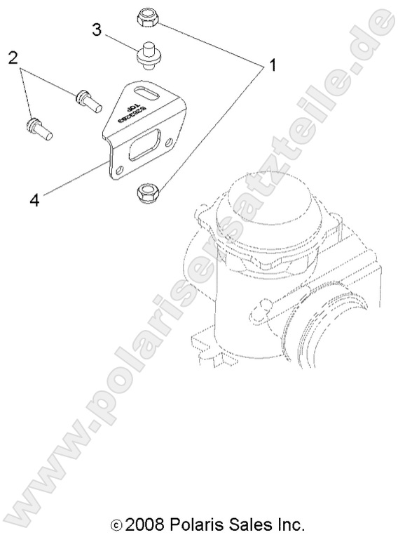 ENGINE, CARBURETOR BRACKET ENGINE, CARBURETOR BRACKET