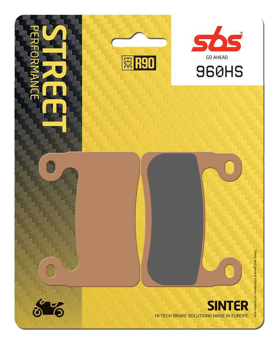 SBS_960_HS SBS Bremsbeläge HS Street Sintermetall ABE - 960HS