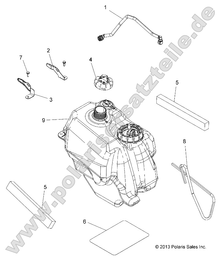 Body, Fuel Tank Asm. Body, Fuel Tank Asm.