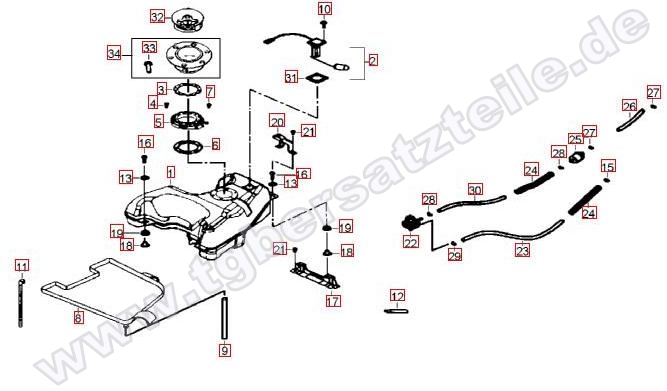 Benzintank ab FIN 002323