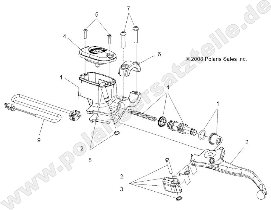 BRAKES, FRONT BRAKE LEVER and MASTER CYLINDER BRAKES, FRONT BRAKE LEVER and MASTER CYLINDER