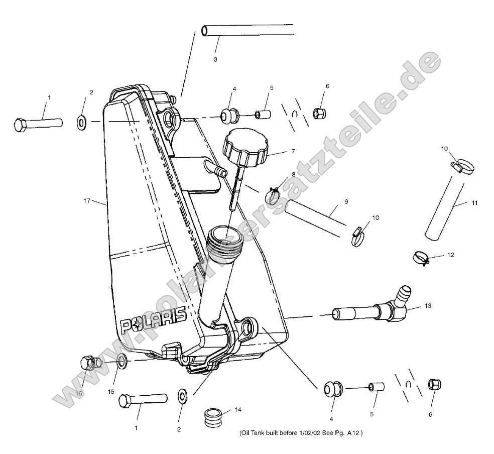 Oil Tank (if built after 1/02/02) Oil Tank (if built after 1/02/02)