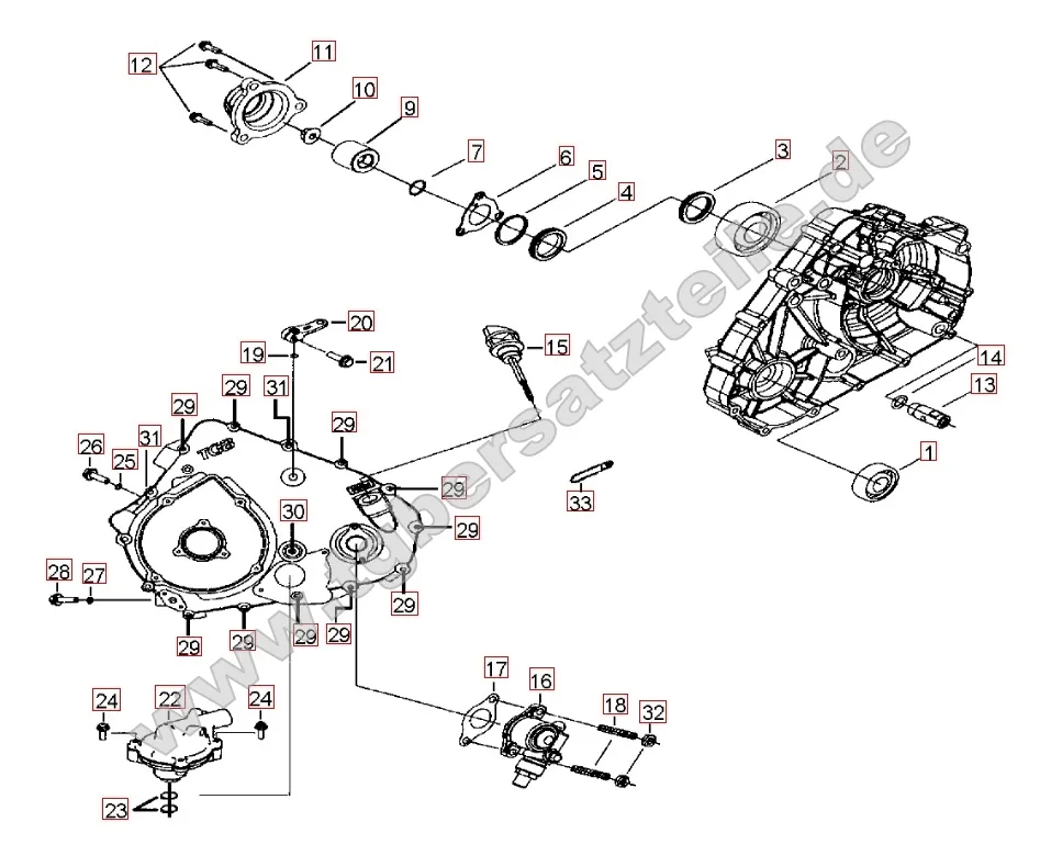 Wasserpumpe - Tachoantrieb Wasserpumpe - Tachoantrieb