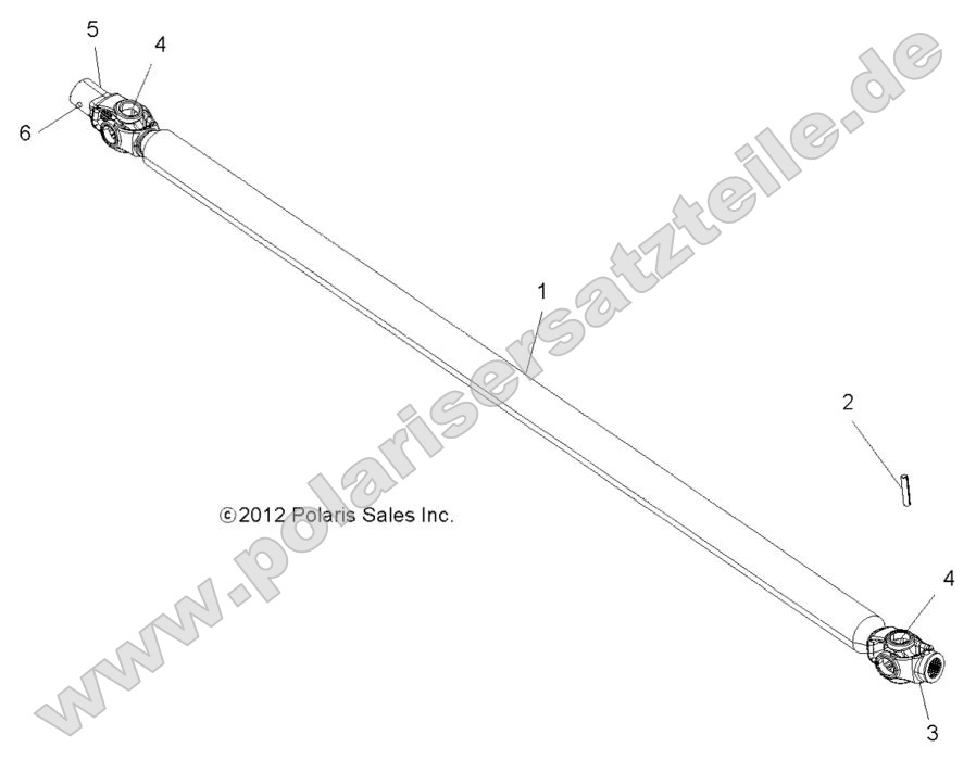Drive Train, Front Prop Shaft