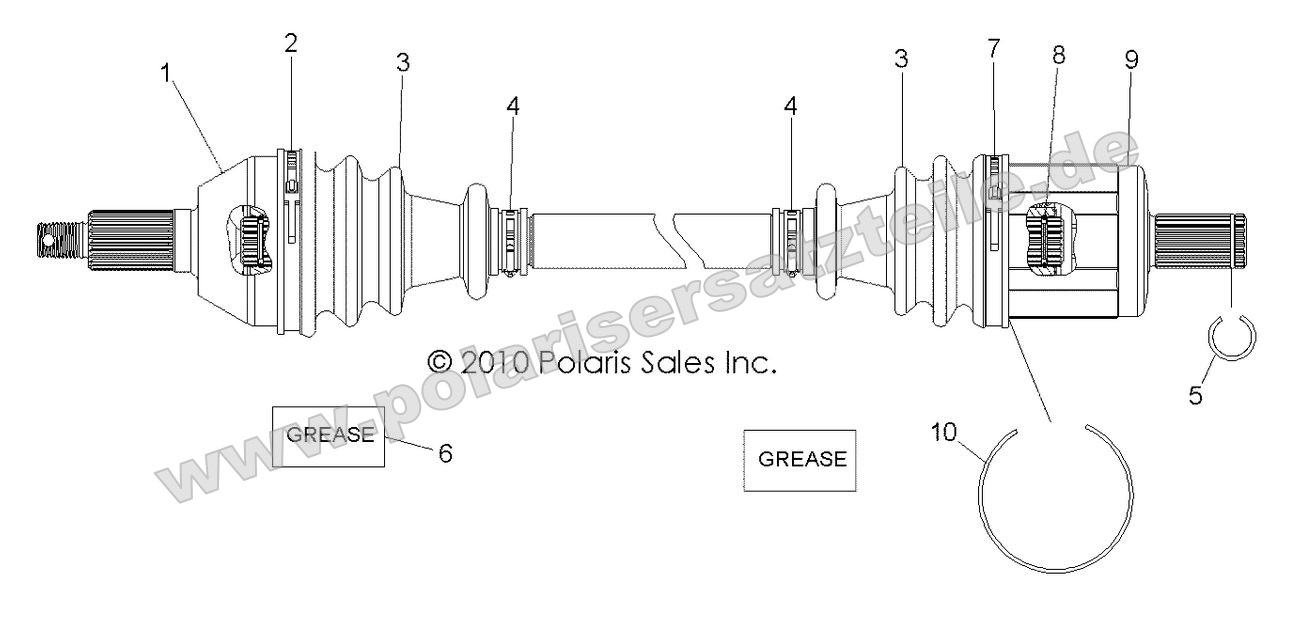 Drive Train, Front Drive Shaft
