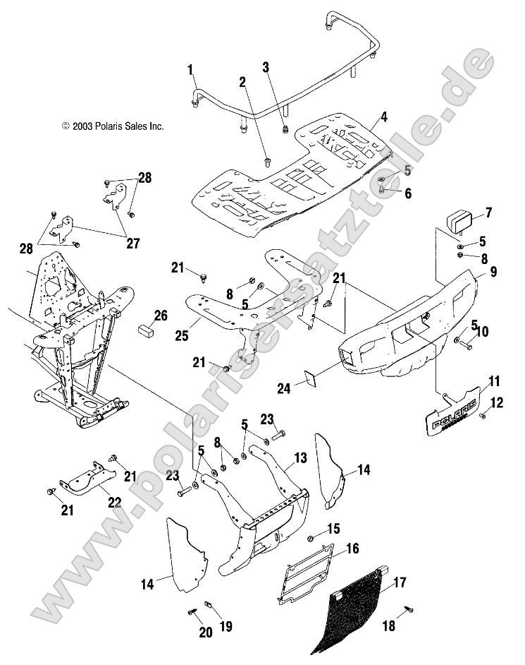 Front Rack and Bumper Mounting Front Rack and Bumper Mounting