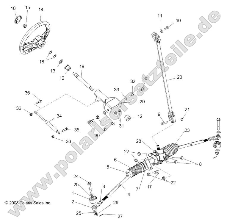 Steering, Steering Asm.