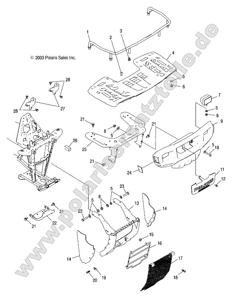 Front Rack and Bumper Mounting