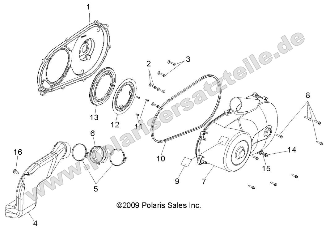 Drive Train, Clutch Cover