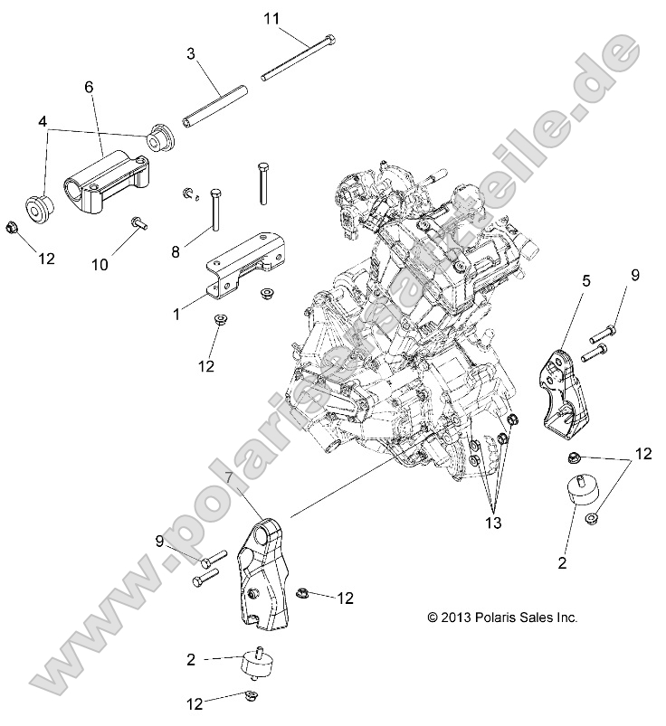 Engine, Mounting Engine, Mounting