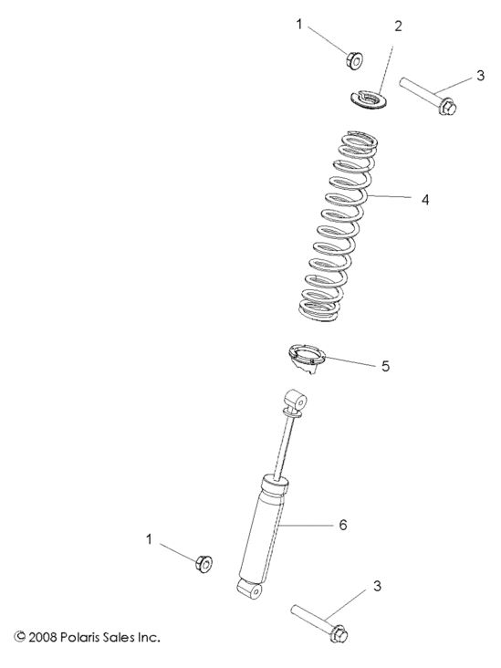 Suspension, Front Shock 49RGRSHOCKMTG097004X4