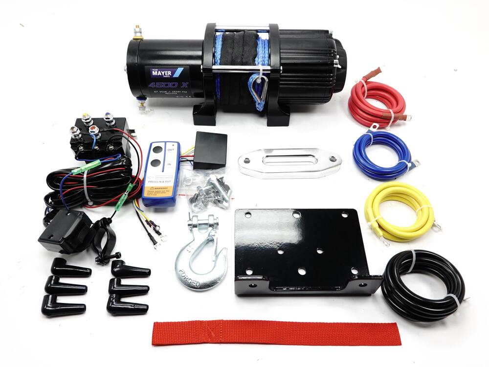 TMP-ATV-Quad-Seilwinde-4500-X-2040-kg-12V-Synthetikseil-Funk-Fernbedienung-2 TMP ATV - Quad Seilwinde 4500 X / 12V / 2040 kg / Synthetikseil + Funk Fernbedienung