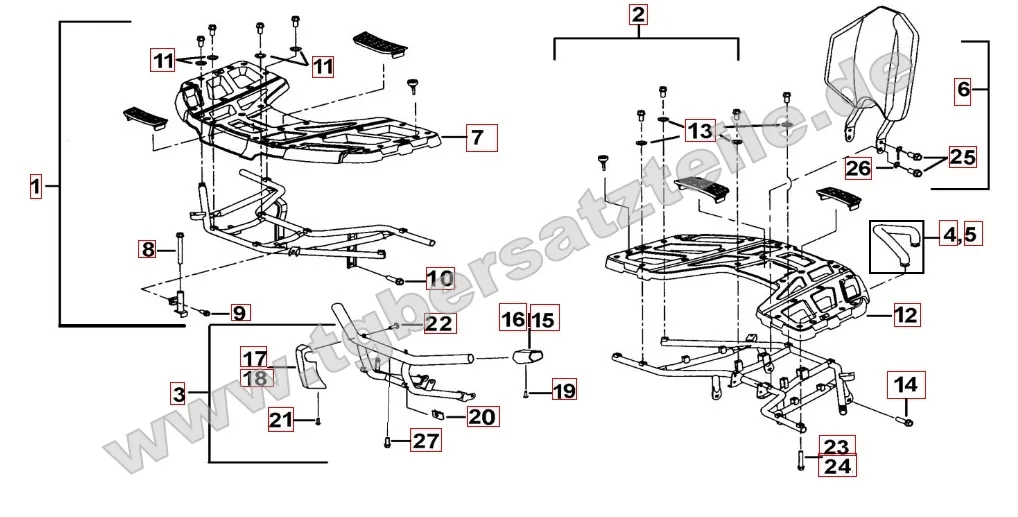 Gepäckträger Plastik Gepäckträger Plastik