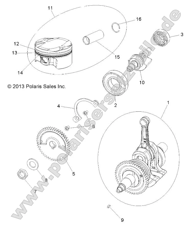 Engine, Crankshaft, Piston and Balance Shaft Engine, Crankshaft, Piston and Balance Shaft