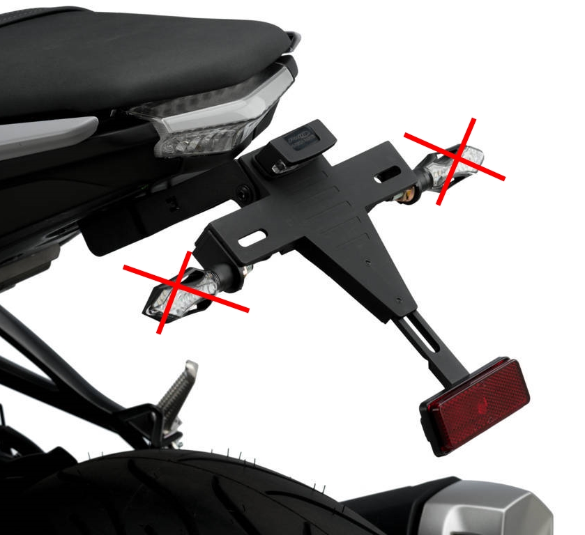 Puig Kennzeichenhalter Set - Yamaha MT 125 2020-21