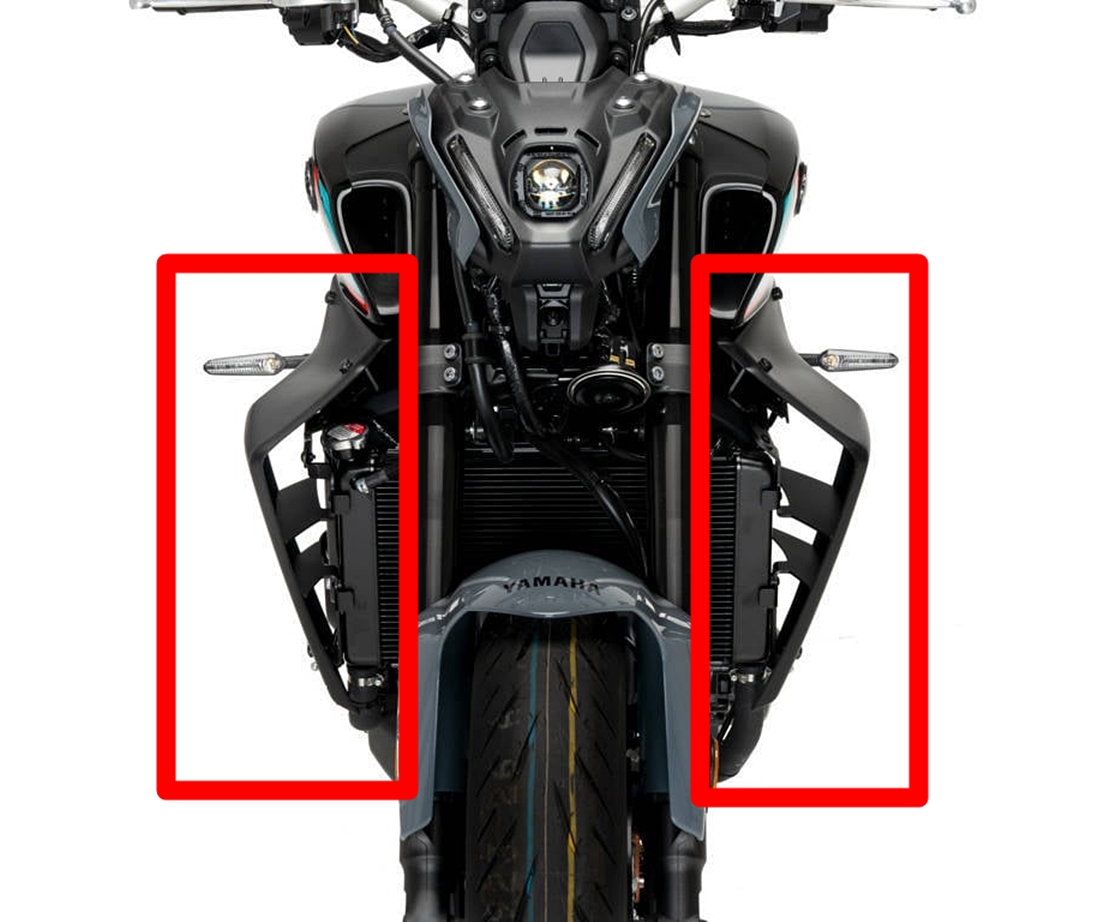 Puig-Naked-Side-Downforce-Spoiler-schwarz-Yamaha-MT-09-20647N Puig Naked Side Downforce Spoiler schwarz - Yamaha MT-09 /SP 2021-23 - 20647N