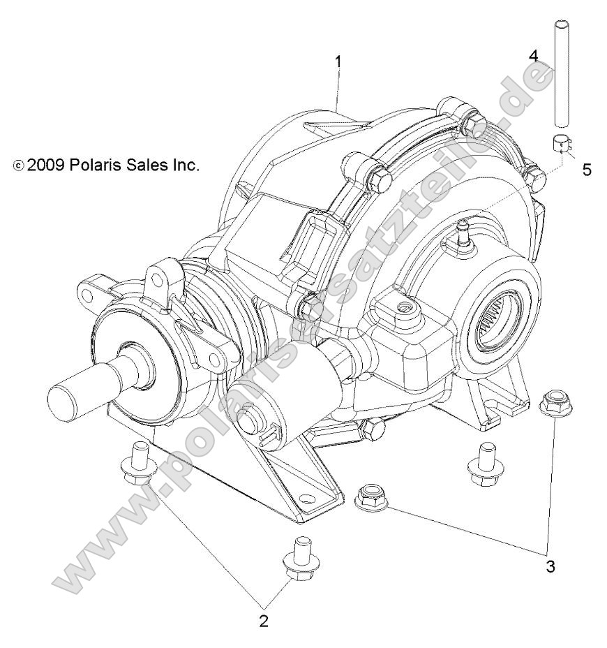 Drive Train, Rear Gearcase Mounting