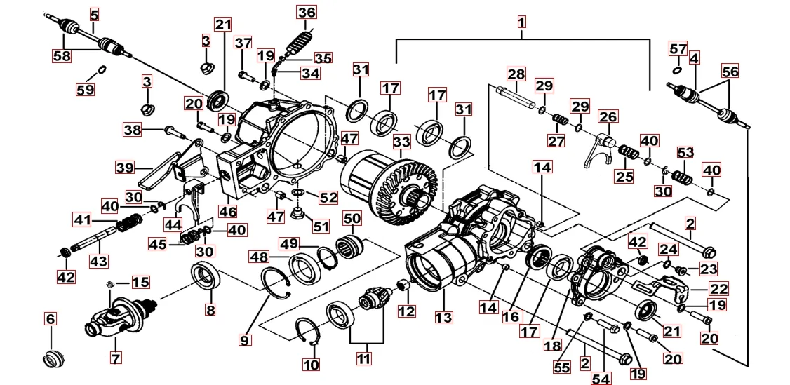 Lenksäule - Spurstange