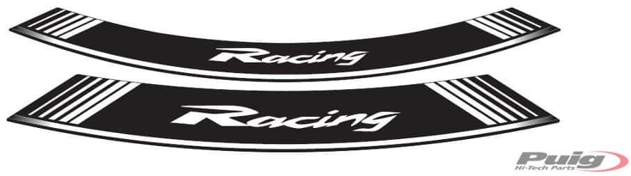 PUIG KIT 8 FELGENBÄNDER RACING F/WEISS - 5531B