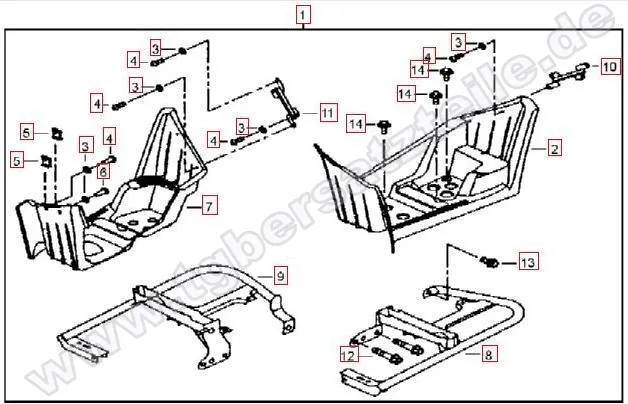 Fußstütze Fußstütze