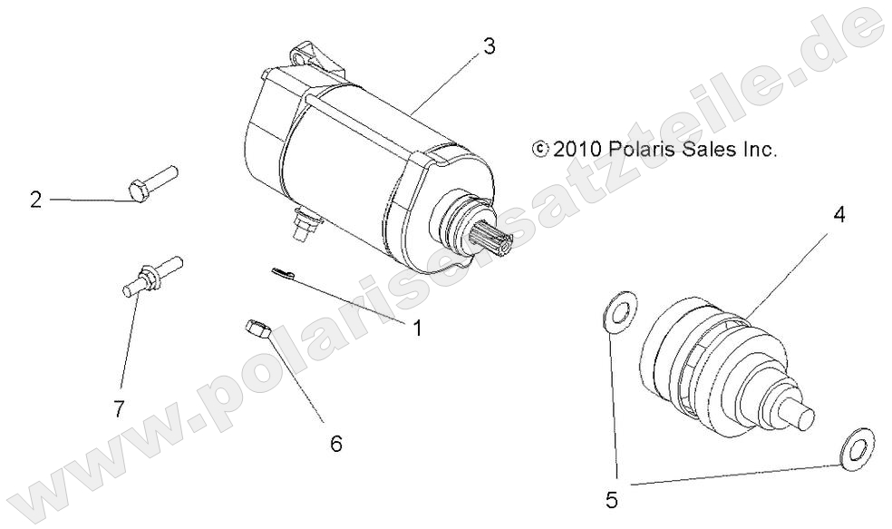 ENGINE, STARTING MOTOR ENGINE, STARTING MOTOR