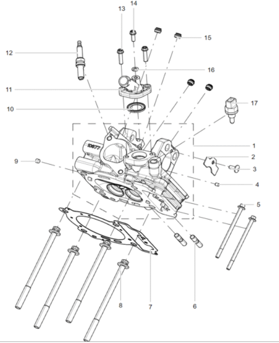 Zylinderkopf - Nr. 2