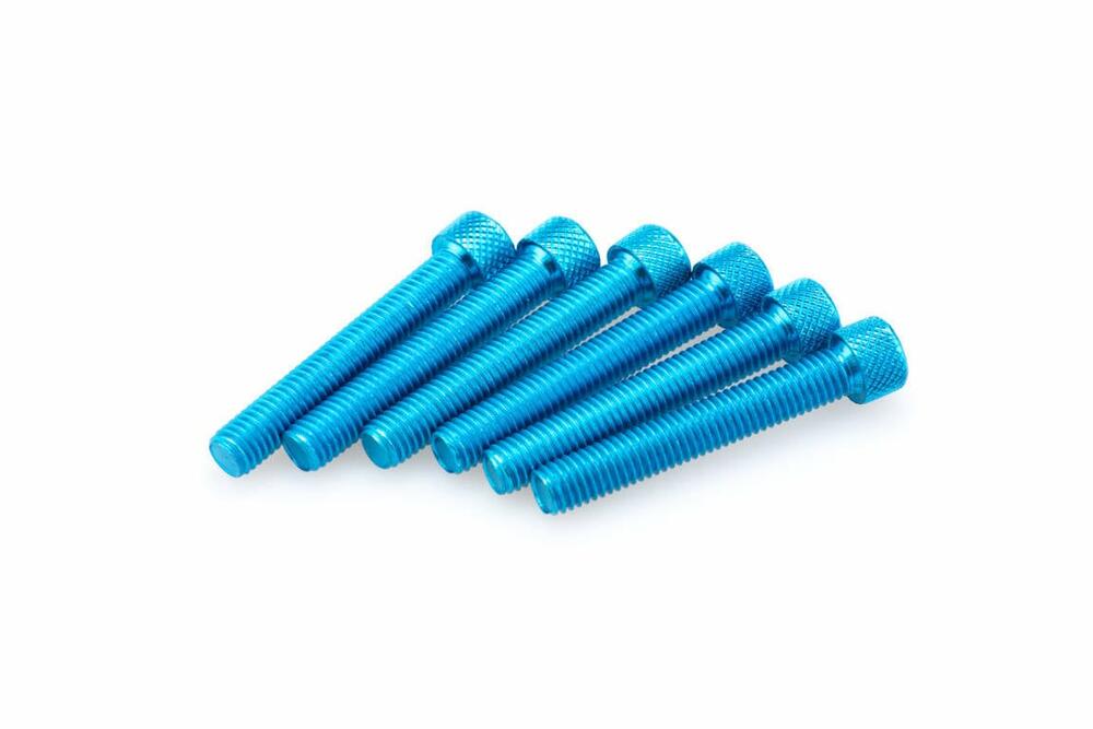 PUIG INBUS-SCHRAUBEN-KIT M8X50MM. BLAU - 0524A